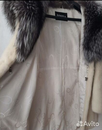 Шуба норковая с капюшоном 42 44