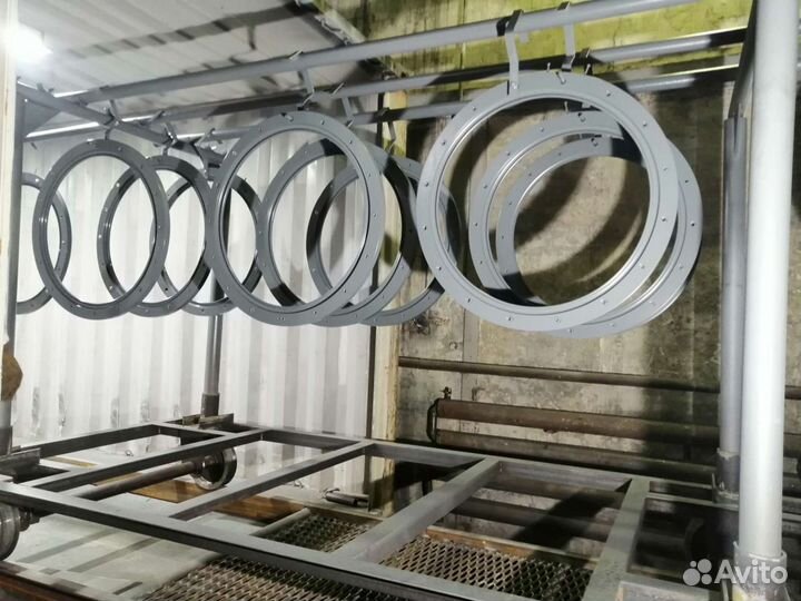 Пескоструй, полимерный окрас, цинкование металла