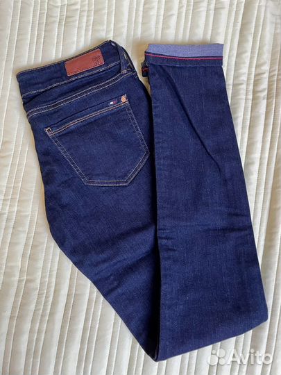 Tommy hilfiger джинсы оригинал р.27/34 slim fit