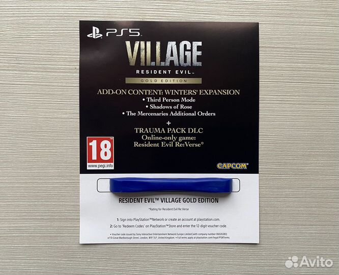 DLC Код Shadows of Rose Resident Evil Village PS4