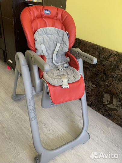 Стул для кормления chicco polly magic relax