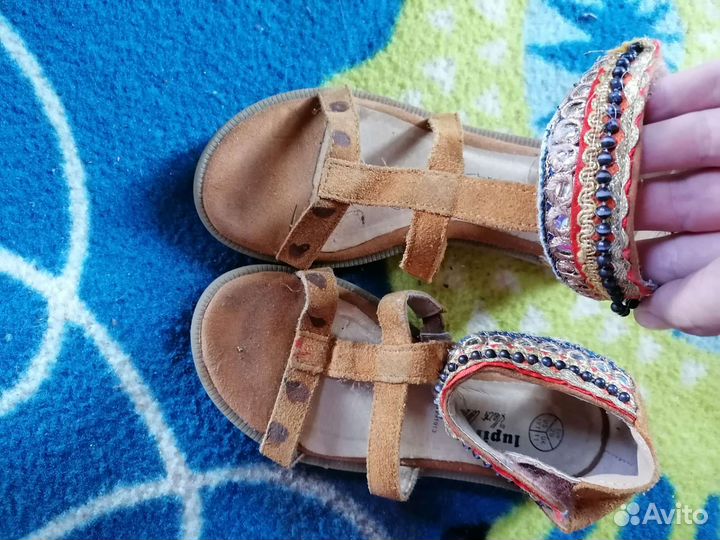 Сандалии lupilu натуральная замша