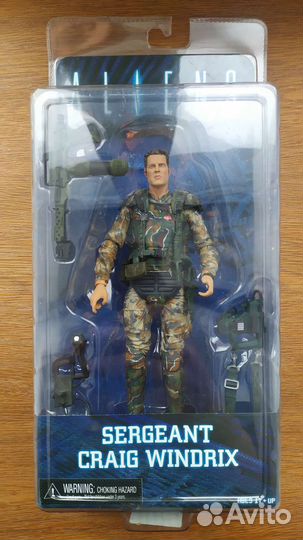 Neca Aliens Sergeant Craig Windrix