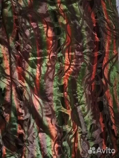 Ткань бархат травленный, цена за весь отрез 3м
