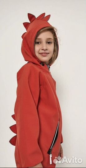 Комбинезон демисезонный Мини Дино Soft shell, 122р