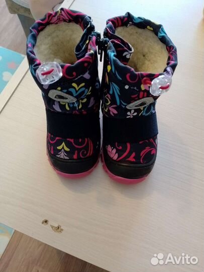 Сапоги зимние на девочку
