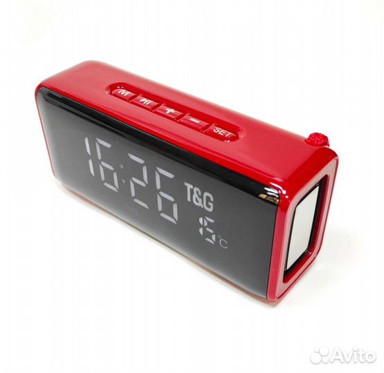 Беспроводная колонка Т&G 174 23см red. Нов-е,м-н