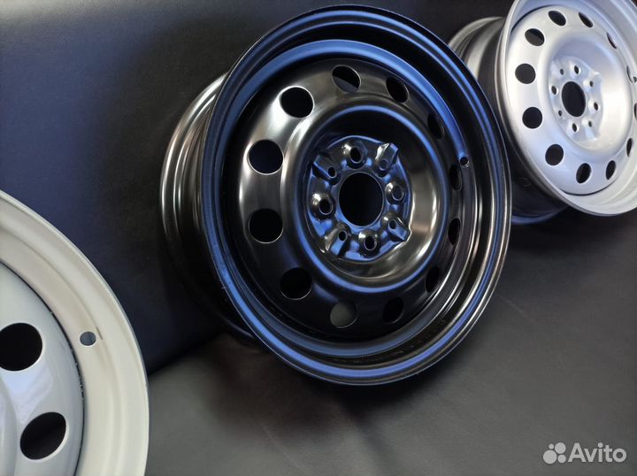 Диски ваз 14 4*98 Лада черные болотные серебро