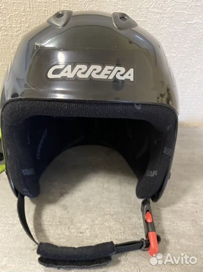 Горнолыжный шлем Carrera с очками и наколенниками