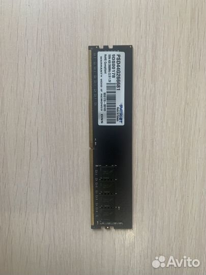Оперативная память ddr4 4gb Patriot