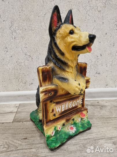 Фигурка садовая, копилка Немецкая овчарка