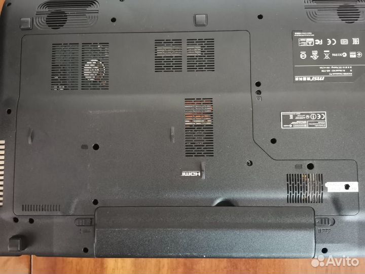 Продам ноутбук MSI CX70 2QF