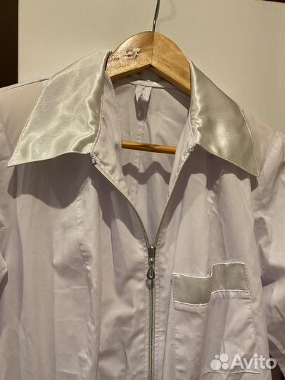 Халаты белые медицинские р. 44-46