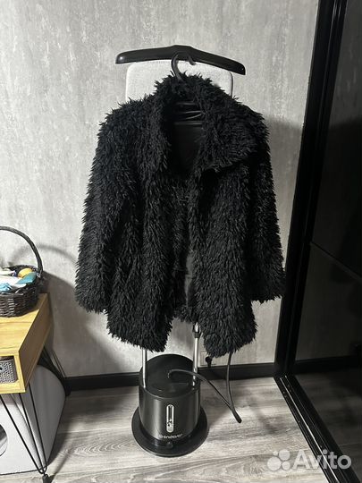 Шуба черная