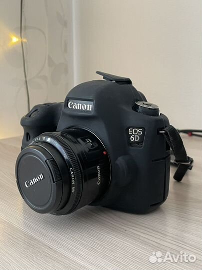 Canon eos 6d и объектив canon 1.8 +комплект