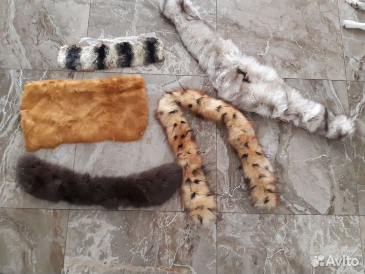 Шкурки мех разные