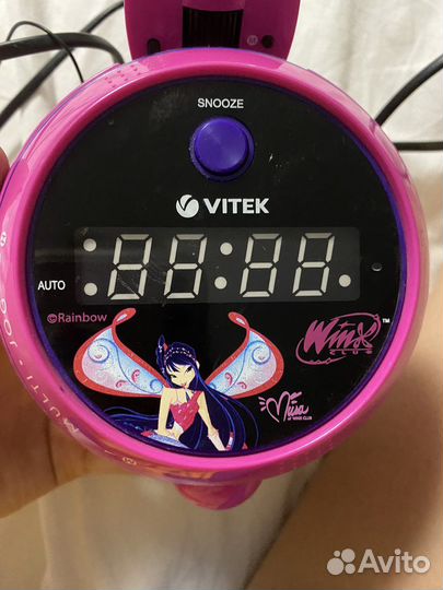 Часы будильник vitek winx