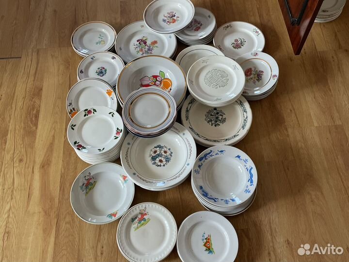 Тарелки зик, дулево и др