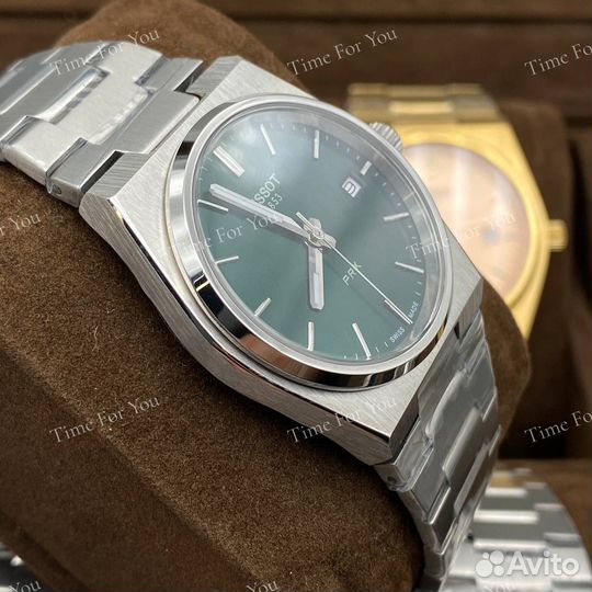 Женские зеленые часы Tissot PRX