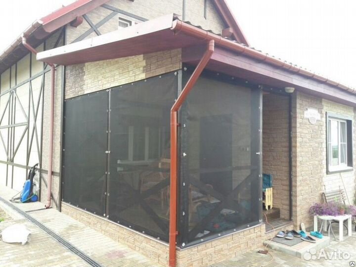 Мягкие окна, москитные сетки для беседок и террас