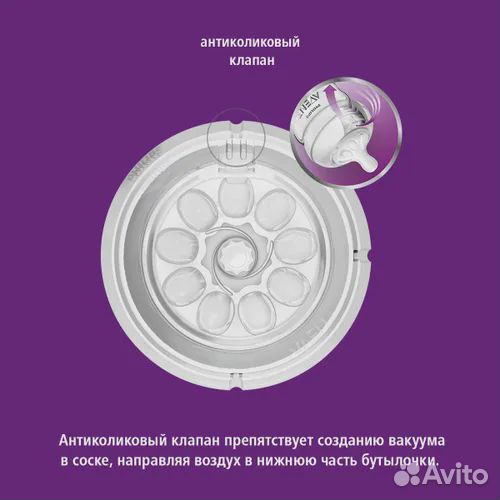 Соска Philips Avent Natural от 6 мес, 2 шт