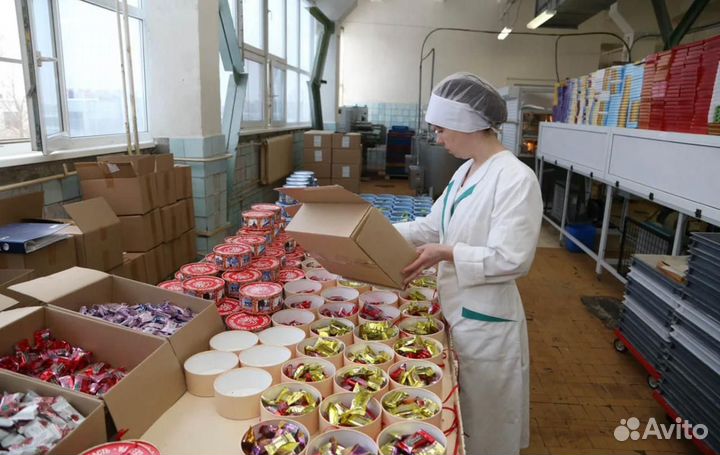 Вахта - Сортировщик шоколадных батончиков в Москве