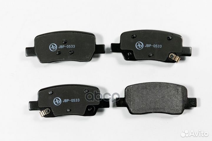 Колодки тормозные дисковые, задние JBP0533 Just