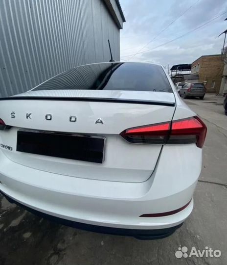 LIP спойлер skoda rapid 2 (2020+)