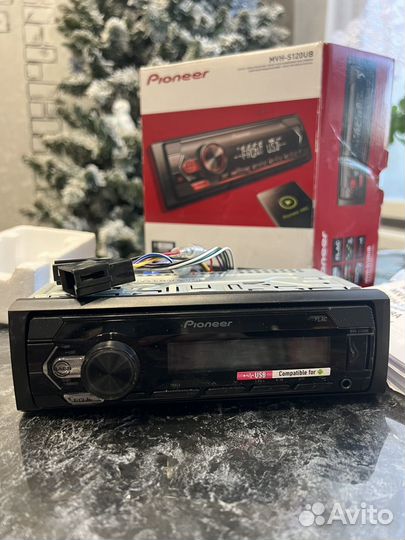 Магнитола pioneer mvh-s120ub