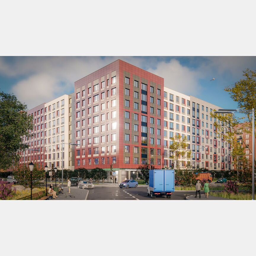 Квартира-студия, 27 м², 6/9 эт.