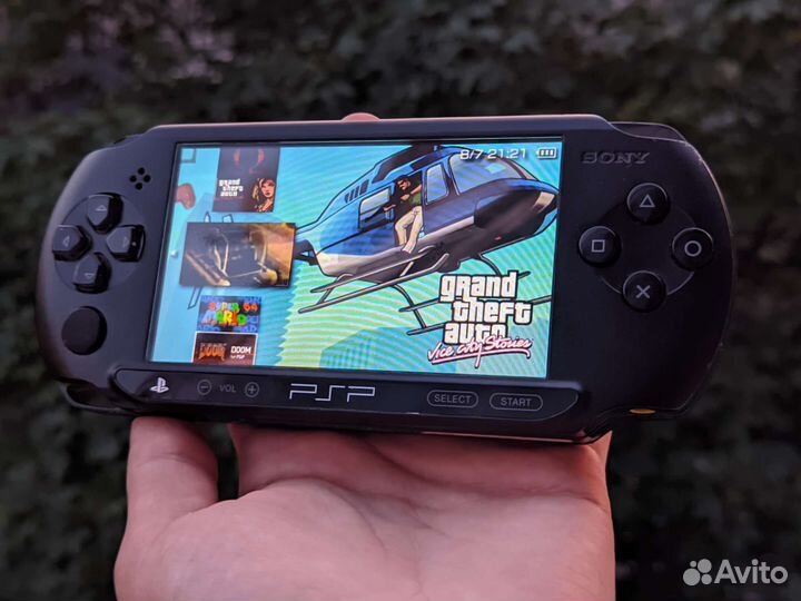 PSP E1008 32gb 47 игр