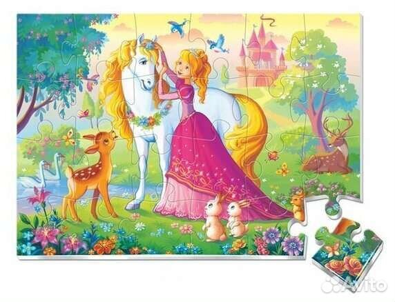 Напольный пазл 60х42 см