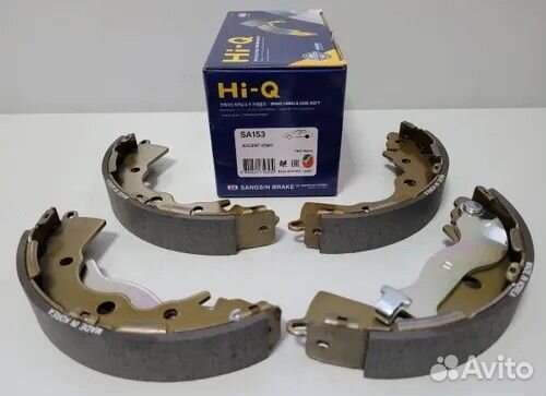 Тормозные колодки Sangsin Brake SA153 задние