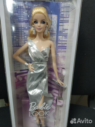 Кукла Barbie Look City Shine Silver Dress