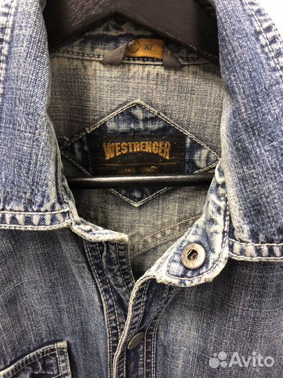 Джинсовая рубашка