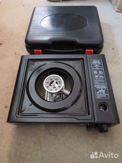 Газовая плитка с переходником новая в кейсе