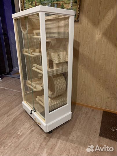 Клетка, витрина для шиншилл, дегу, хорька и др