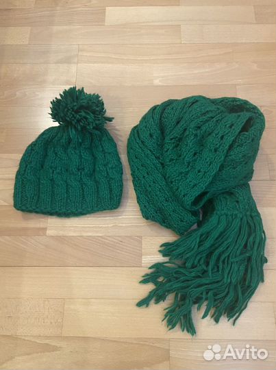 Комлект зимний шапка +шарф