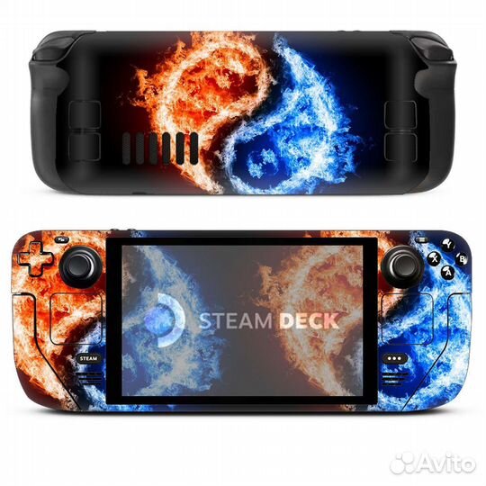 Steam deck защитная наклейка / защитный чехол сет1