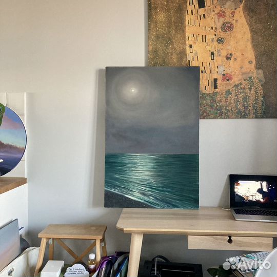 Картина маслом на холсте большая пейзаж