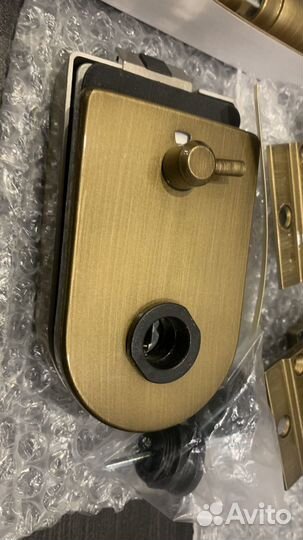 Комплект для стеклянной двери, замок петли