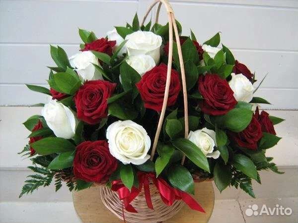 Цветы розы букет