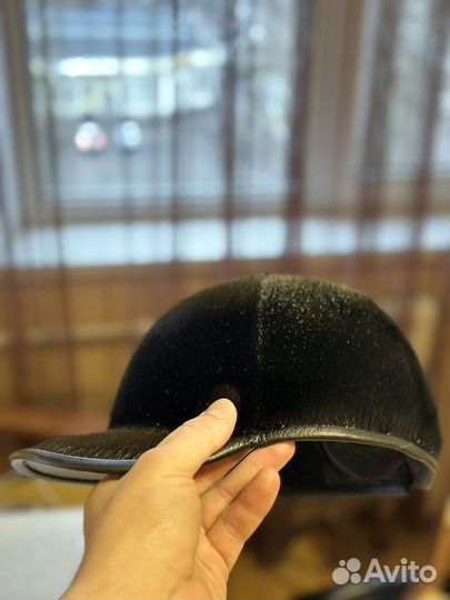 Меховая мужская кепка нерпа