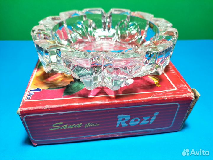 Пепельница стеклянная