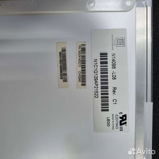 Матрица N140B6-L08 Rev.C1 (14.0, 40pin, LED)