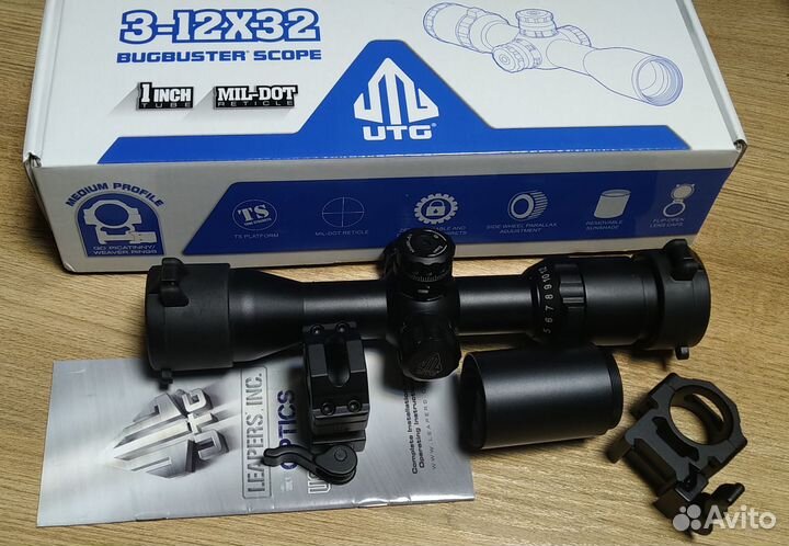 Оптический прицел Leapers Bug Buster 3-12х32