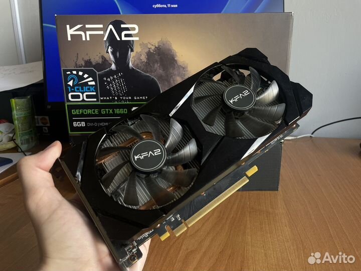 Видеокарта KFA2 GeForce GTX 1660 OC 6 GB