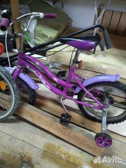 Детский велосипед,санки в подарок