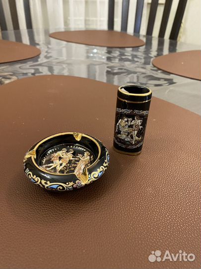 Греческий фарфор. Набор для курения