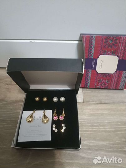 Серьги комплект бижутерия oriflame новые